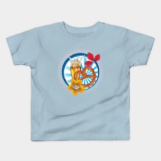 Pretzel with splashing Beer Kids T-Shirt